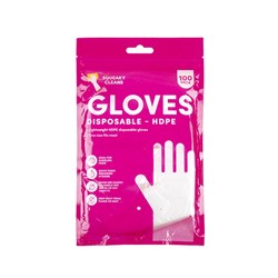 Gloves Disposable HDPE 100pk 28cm