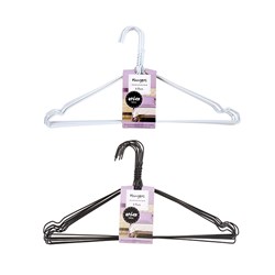 Hanger Metal Wire 8pk 40x20cm 2 Asst Cols