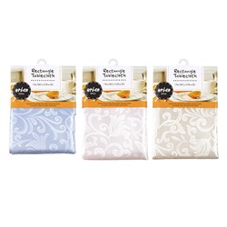 Tablecloth Rectangle 130x225cm 3 Asst Cols