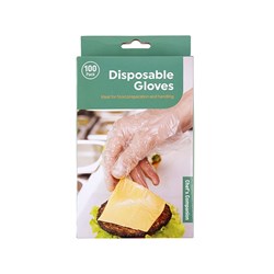 Gloves Disposable HDPE Pk100 One Size Fits Most