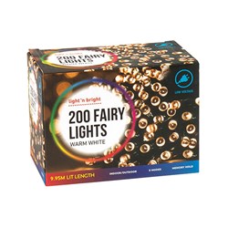 Lights Fairy Warm White LV Pk200