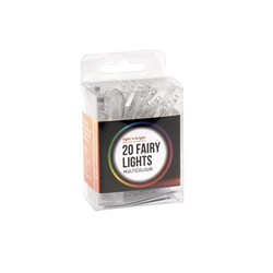 Lights Fairy Multicolour Battery Operated Pk20