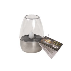 Light Candle Flameless Solar Warm White Led 8.8x6cm In PDQ