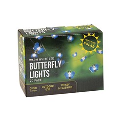 Lights Butterfly Pin Wire W.W Solar Pk20