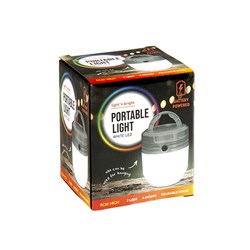 Light Portable 7 LEDs Hanging w Foldable Hook 4F H9cm B/OP