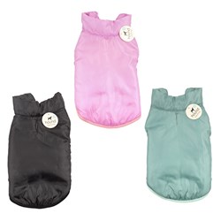 Pet Jacket Puffer 25cm 3 Asstd Colours