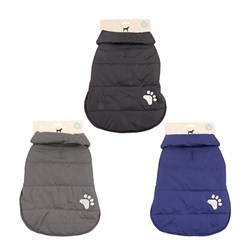 Pet Jacket Puffer 35cm 3 Asstd Colours