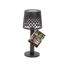 Light Table Lamp Outdoor 1L W.W Solar 9x9x21cm Pk1 PDQ