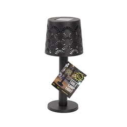 Light Table Lamp Outdoor 1L W.W Solar 9x9x21cm Pk1 PDQ