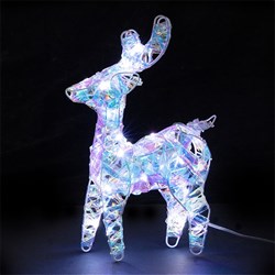 Reindeer Table Light 30L White 14x6x20cm B/OP