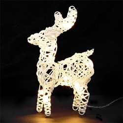 Reindeer Rattan Table Light 6L W.W 13x5.5x20cm B/OP
