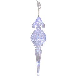 Light Hanging Ornament w Iiridescent Effect 8L B/OP PDQ