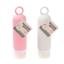 Travel Silicone Squeeze Bottle 90mL 2 Asst Cols