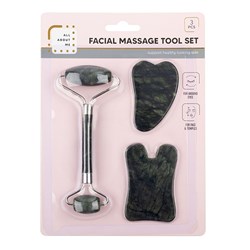Facial Roller Gua Stone Set 3pk
