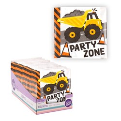 Serviettes Napkin 16gsm 20pk 33x33cm Party Zone