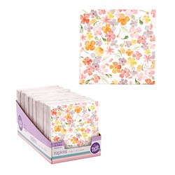 Serviettes Napkin 16gsm 20pk 33x33cm Floral