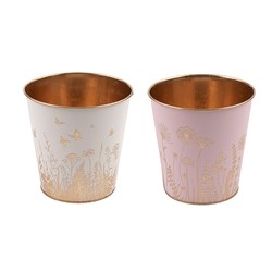 Tin Can Metal Pot 15x15cm