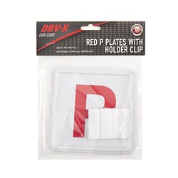 Driving Plate P Red w Holder Clip 2Pk All Except NT WA VIC