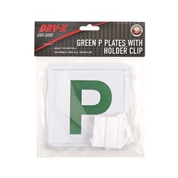 Driving Plate P Green w Holder Clip 2Pk All Except NT WA VIC