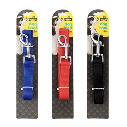 Lead Dog Nylon 3 Asstd Cols 120cm
