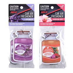 Air Freshener Car Hang 2 Asstd Lavender + Hawaiian Mist
