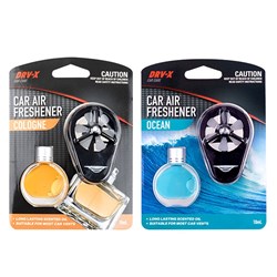 Air Freshener Car Vent 2 Asstd Cologne + Ocean Breeze