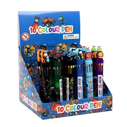 Boy's Design 10 Colour Pen in SRT 6 Asstd Designs