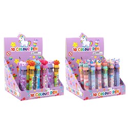 Girl's Design 10 Colour Pen in SRT 10 Asstd Designs