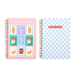 Notebook Planner A5 Spiral 160pg 80gsm