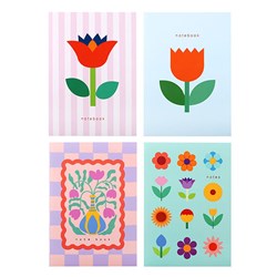 Notebook Soft Cover Printed A4 4Asst P7.1 FSC Mix Credit