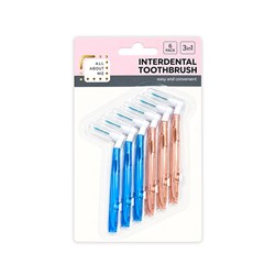 Toothbrush Interdental 3in1 6pk 2x Interdental 1x Pick
