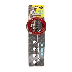 Dog Stake w 4M Cable Tie Out