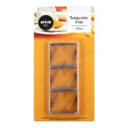 Tablecloth Cover Clips 6pk Stainless Steel