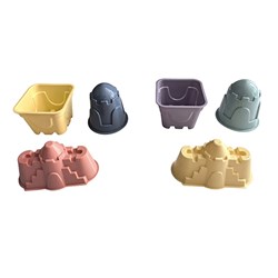 Toys Beach Sand Castle Mould Set Asst Cols PDQ