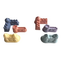 Toys Beach Sand Castle Mould Set Asst Cols