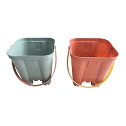 Toys Beach Bucket Asst Cols 22x13x23cm