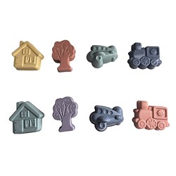 Toys Beach Sand Set Mould 4pk Asst Cols
