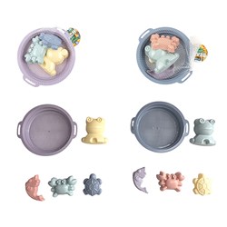 Toys Beach Sifter Sieve w Sand Mould Set 5pk Asst Cols