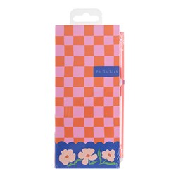 Notebook To Do List Pad w Pencil & Holder 90x200mm