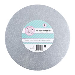 Cake 12" Round Board 2pk