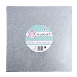 Cake 14" Square Board 2pk