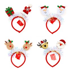Headband Novelty Xmas 4 Asst