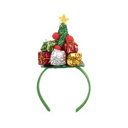Headband Novelty Xmas Tree w Gifts