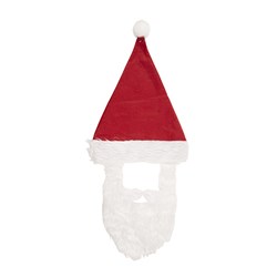 Hat Santa Xmas w Beard 70x38cm
