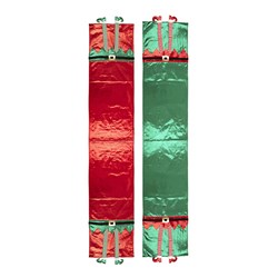 Decoration Xmas Table Runner 34x180cm 2 Asst PDQ