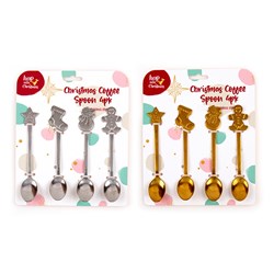 Xmas Kitchen Cutlery 4pk 2 Asst