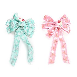 Bow Xmas 50x30cm 2 Asst