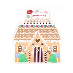 Book Xmas Notepad w Coil