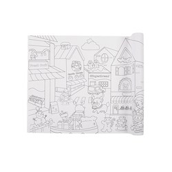 Xmas Placemat Tablecloth Paper DIY Colour w 29.5x3M PDQ