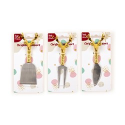 Xmas Kitchen Cheese Knives 3 Asst PDQ